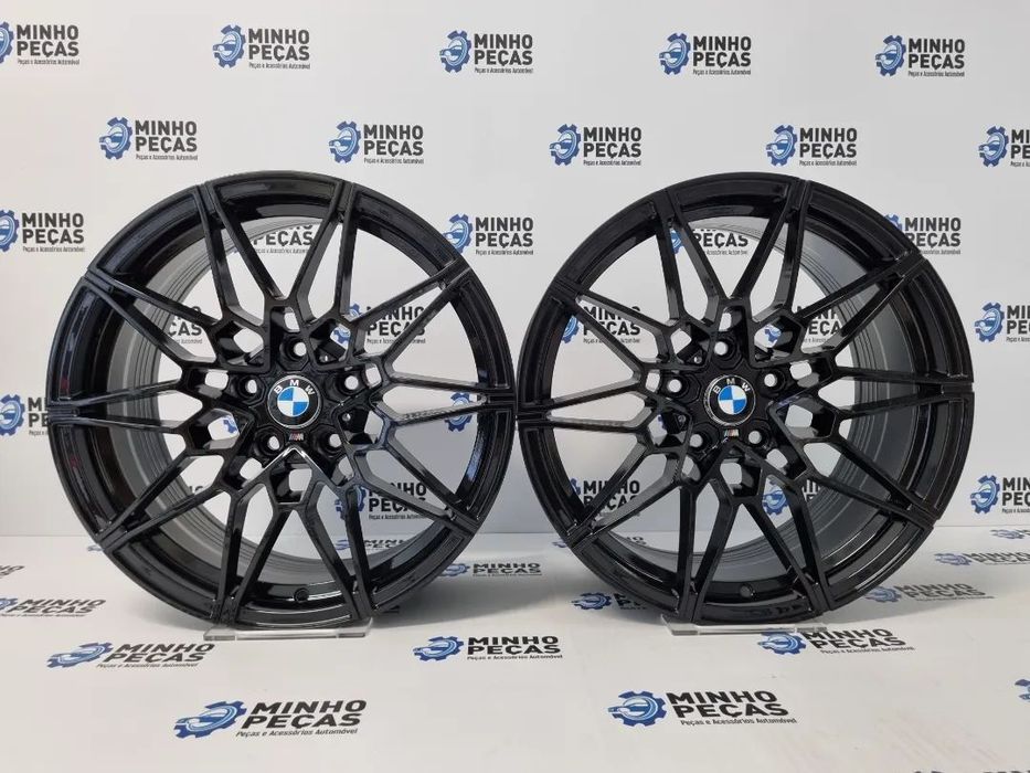 Jantes BMW 826M M4 Competition 2021 em 18 Preto Brilho (5x120)