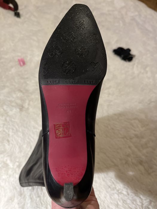 Kozaki hiszpańskie skórzane