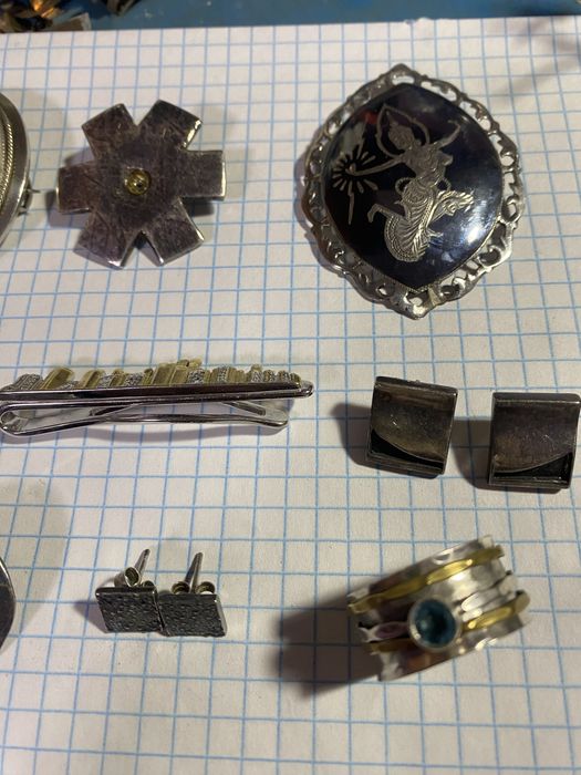 Срібні  прикраси