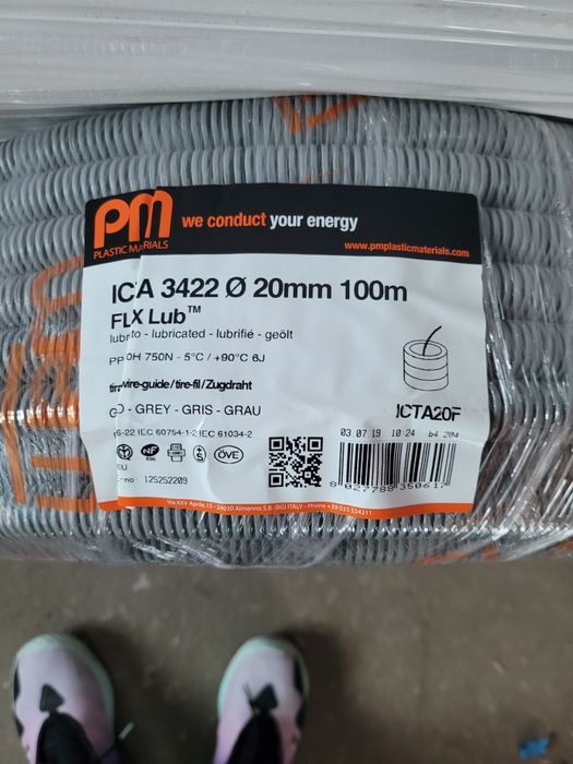 Peszel z pilotem fi16 fi20 fi25 750N UV rura karbowana TUBIFOR PM FLEX