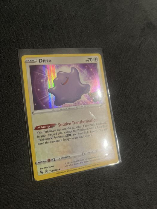 Karta pokemon ditto holo