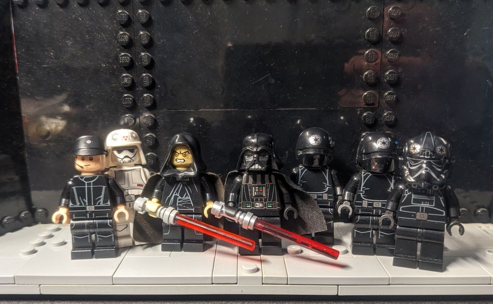 LEGO star wars Vader at-dp pilot tie fighter imperial