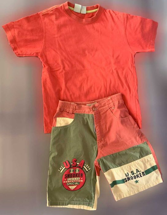 T-Shirt de Criança Unissexo, Vermelha, como Nova