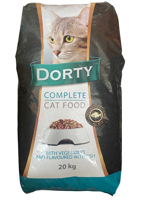 Корм для дорослих котів курка Dorty 20 кг