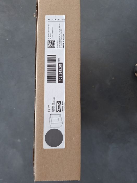 Armário cubo cinza "Eket"