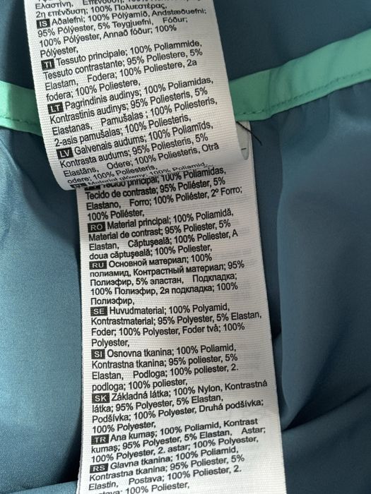 Kurtka KariTraa M logowana płaszcz niebieska parka Tesdal przejsciówka