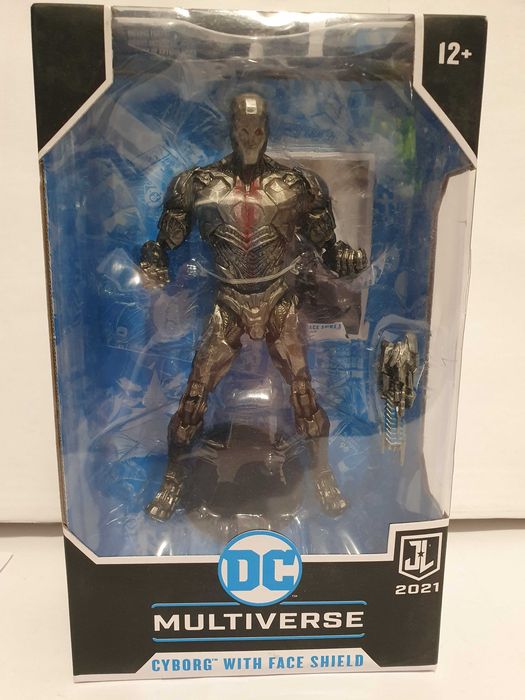 MC FARLANE figurka Cyborg Face Shield Multiverse Justice League 18cm