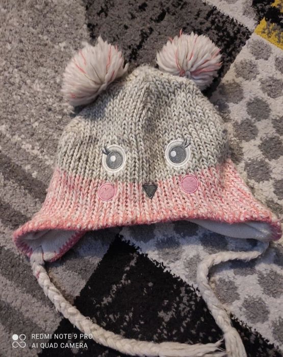 Czapka zimowa dla dziewczynki