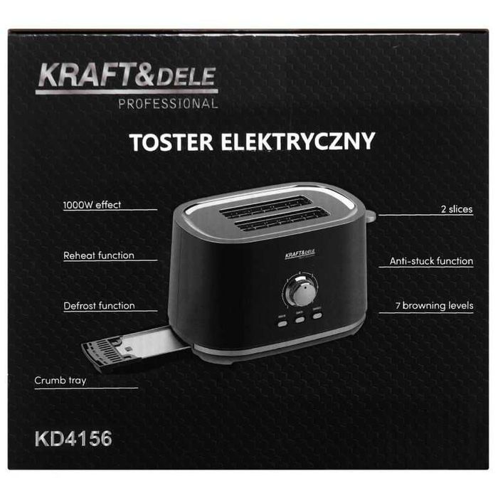 Toster Elektryczny 1000W KD4156