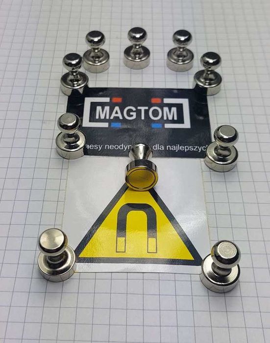 Magnes neodymowy do tablicy magnetycznej pionek na tablice lodówkę