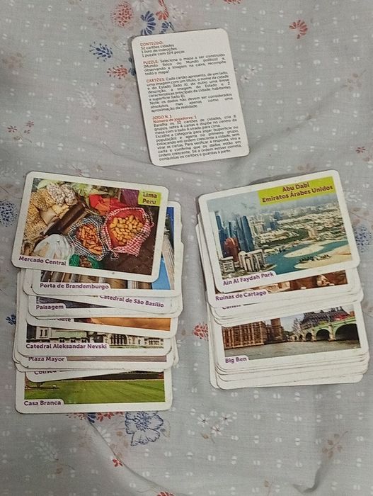 Cartões Completos da Cidades da Clementoni