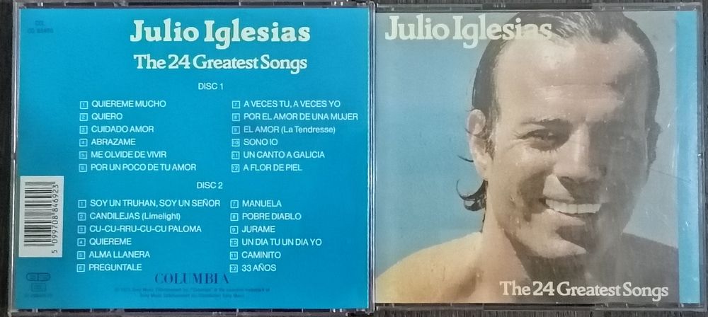 CDs Música Julio Iglesias  Enrique Iglesias