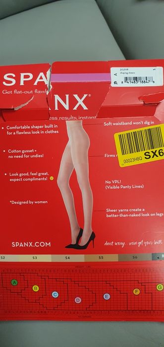 Spanx rajstopy modelujace nowe S 4