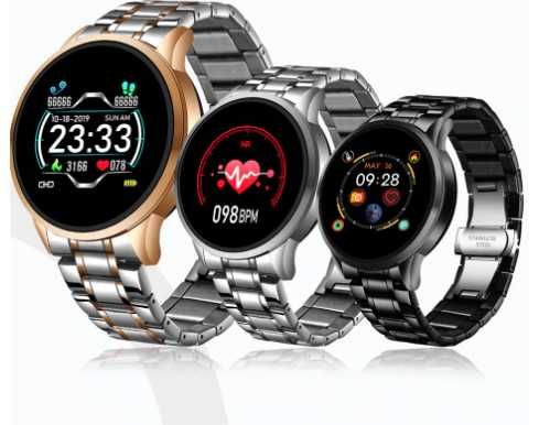 Smartwatch Lige . Metal . Cor Cinza e Preto . 2021