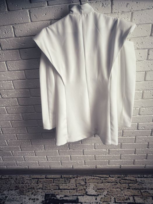 Сукня піджак на підкладці в білому кольрі