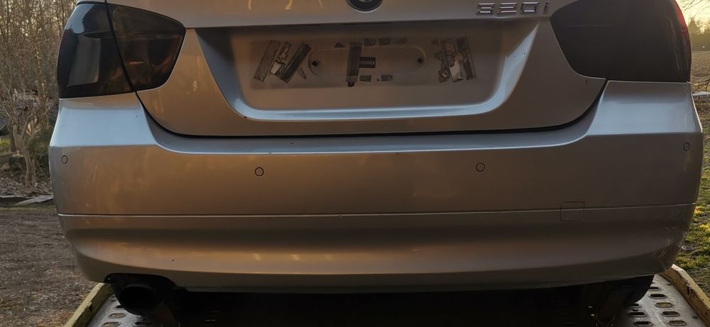 BMW E90 przedlift zderzak tył pdc titansilber 354 /7