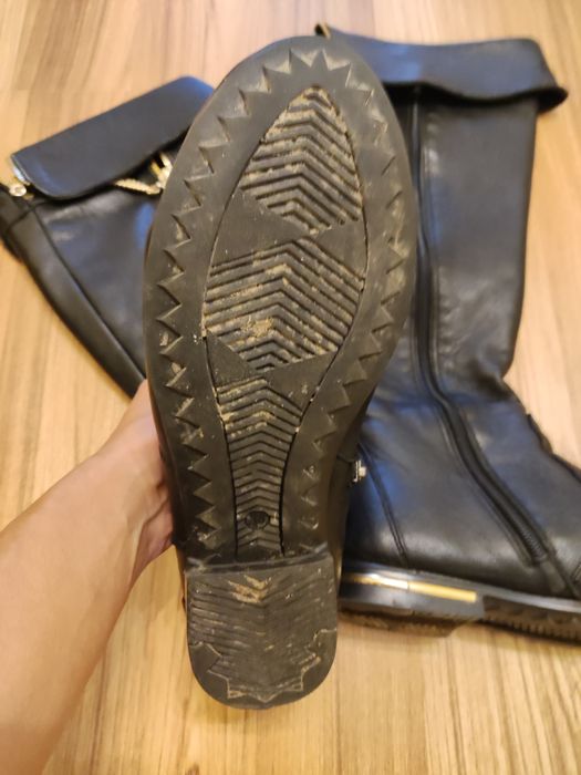 Чоботи осінні жіночі розмір 38. Натуральна Шкіра