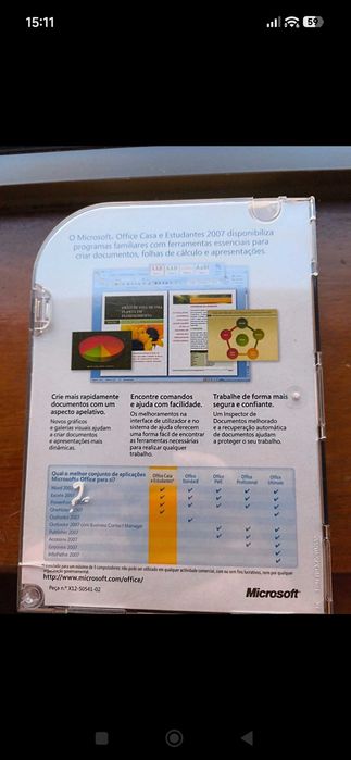 Microsoft CD instalação