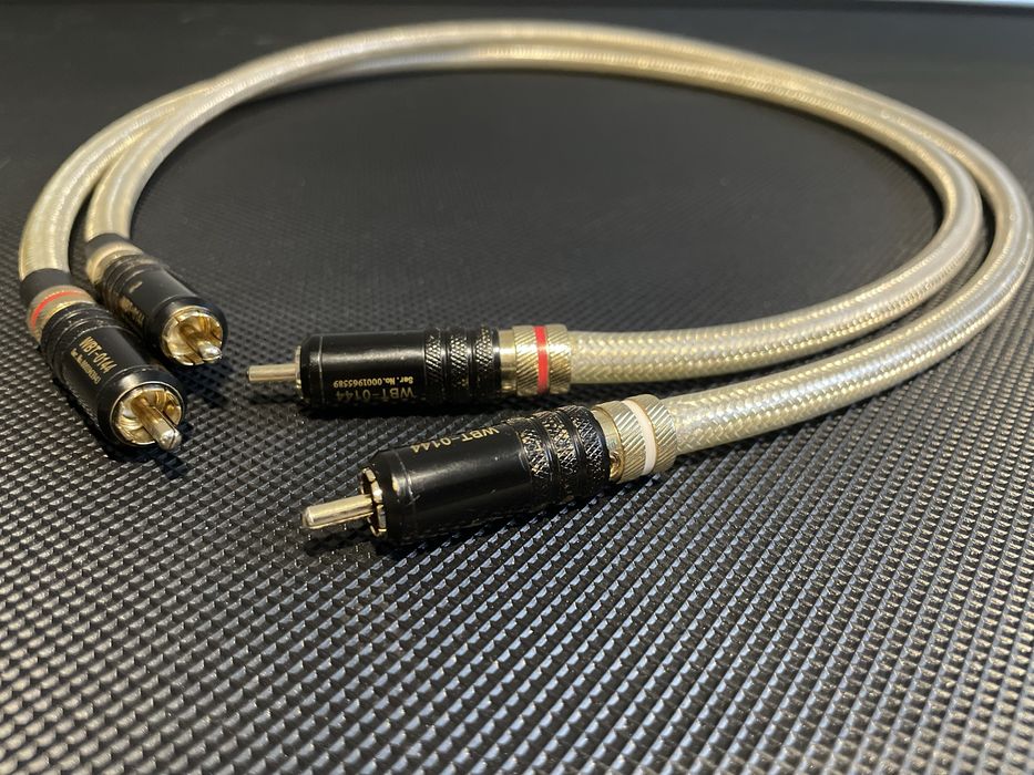 Interkonekt analogowy RCA wtyki WBT0144/ 75 cm