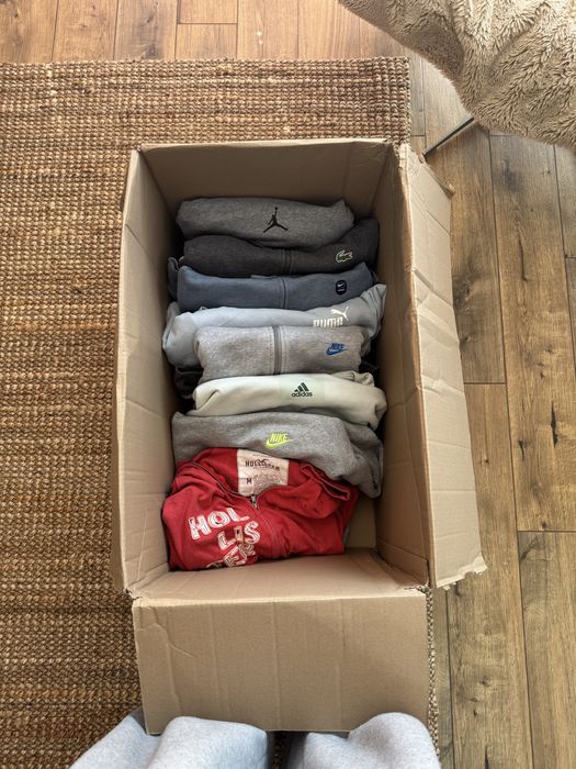 Zestaw bluzy markowe box do odsprzedarzy 8sztuk