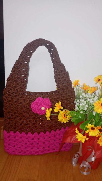 Bolsas em crochê