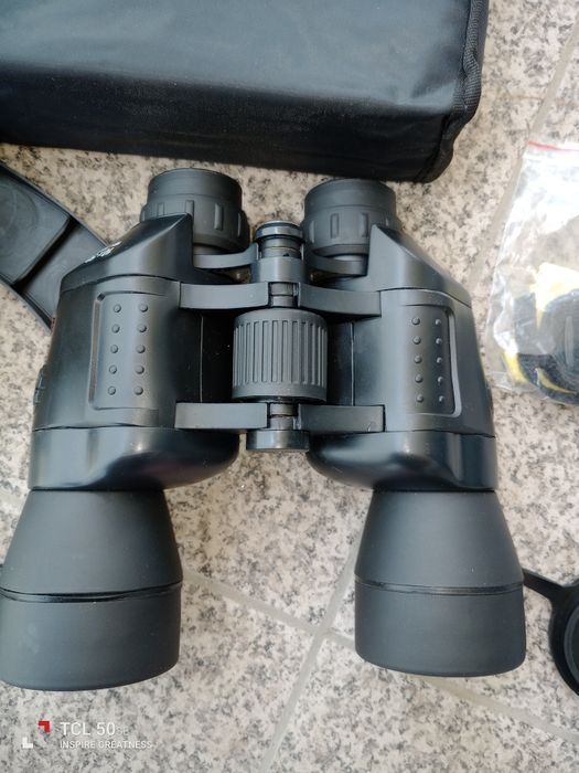 Binóculos novos ótimos para apreciar a natureza. Tenho muitos