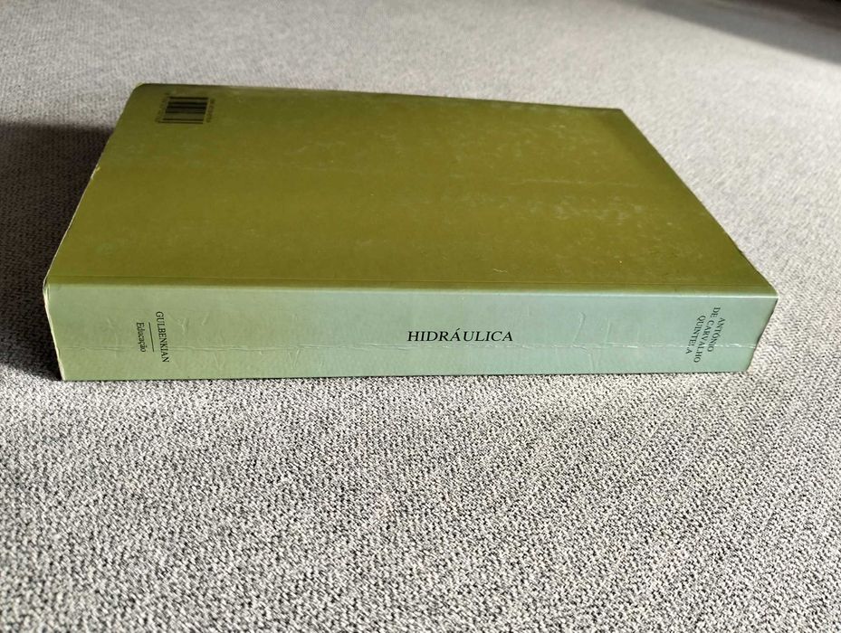 Livro "Hidráulica" de António de Carvalho Quintela