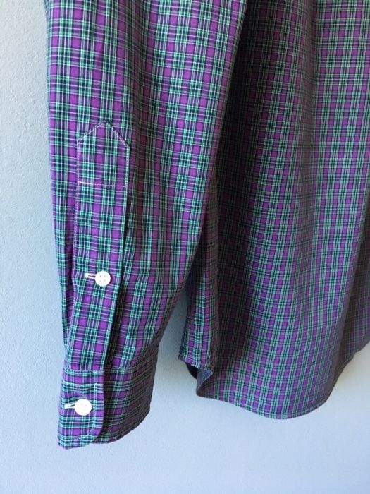Ralph Lauren NOWA koszula męska S oryginalna w kratkę fioletowa