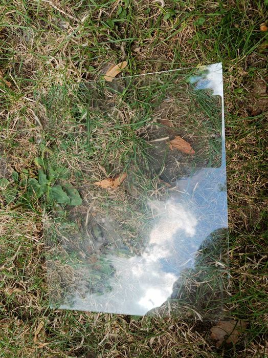 Drewniana ramka rustykalna ze szkłem 39×33 cm