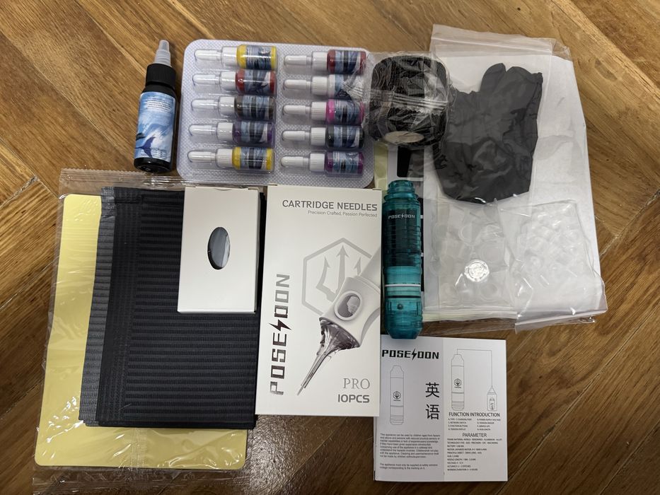 Тату набір машинка POSEIDON