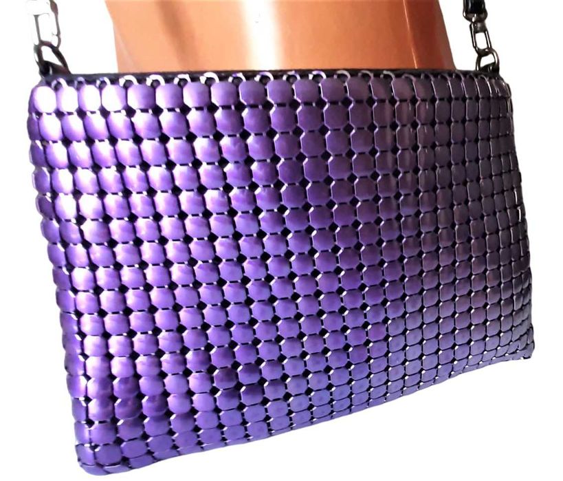 Mohito Torebka Listonoszka Tęczowy Fiolet jak Nowa