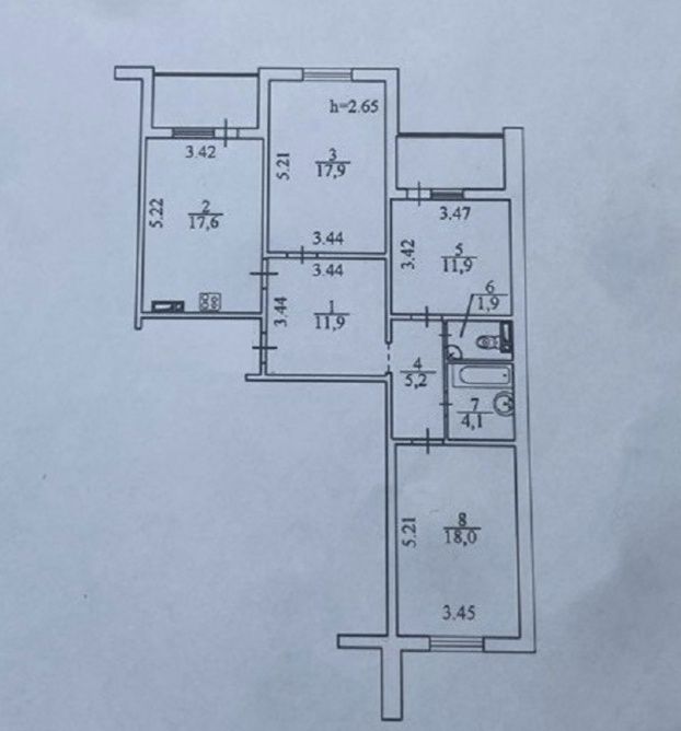 Без % Продаж 3к квартири ЖК The Lakes Ясинуватський пр. 11