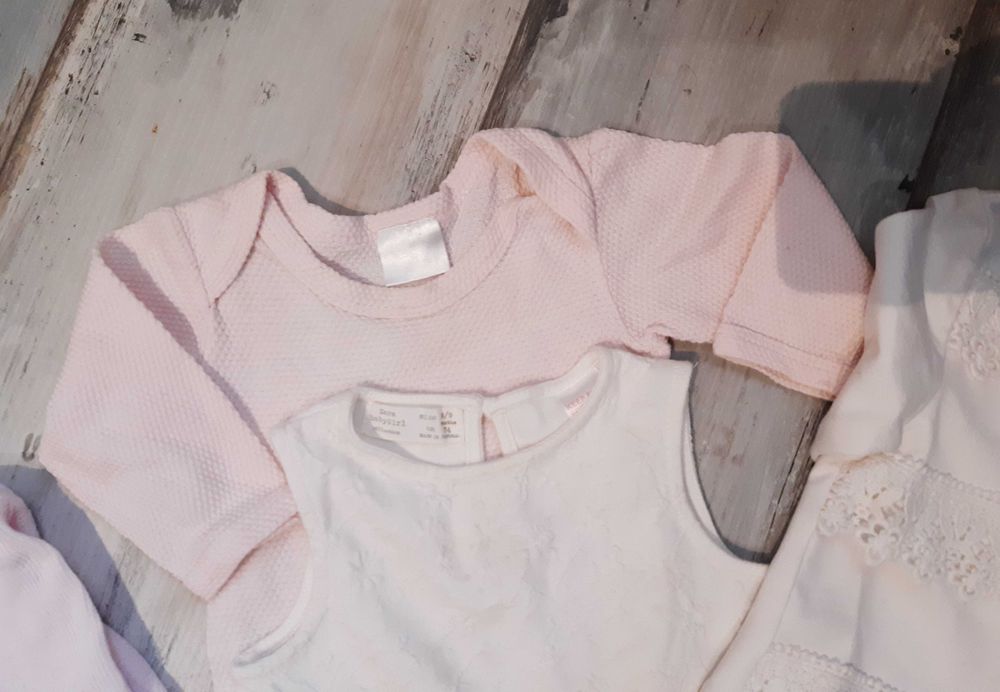 Сарафан Zara, боді, жакет для дівчинки 74