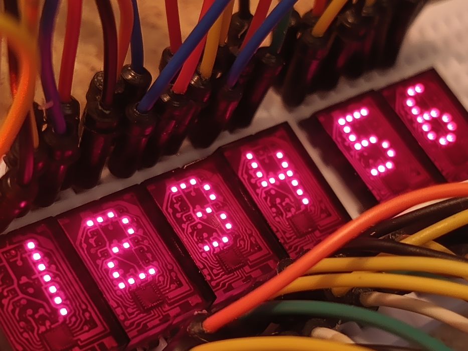 Wyświetlacz LED ceramiczny HP 6szt \ TIL \