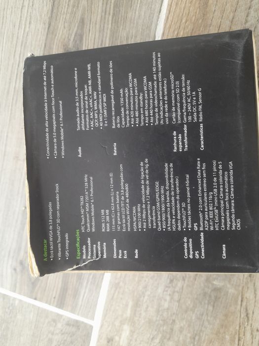 Htc telemóvel a trabalhar