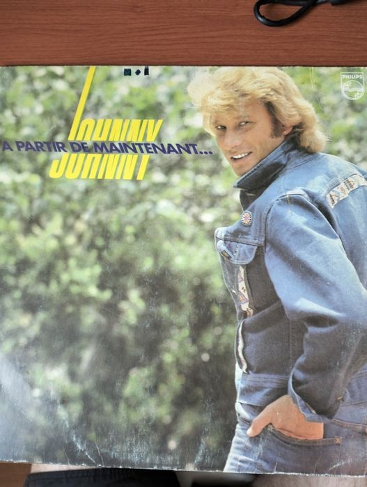 Disco de vinil LP Johnny Hallyday