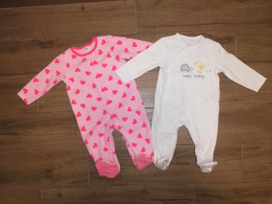 2 x pajac kombinezon rozm 68 - 74 3 - 6 miesięcy primark F&F
