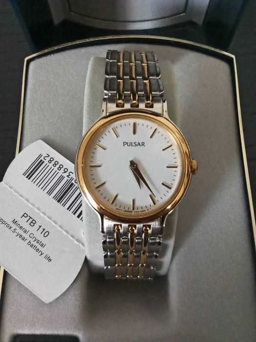 Relógio de Pulso (Pulsar PTB 110, Novo e Original)