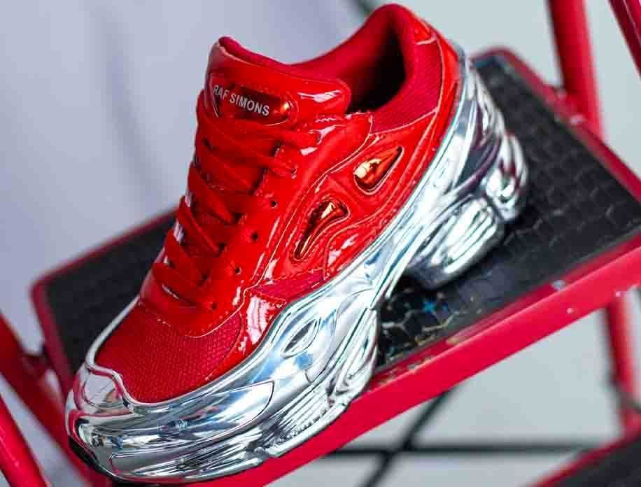 Мужские кожаные кроссовки Adidas Raf Simons Ozweego адидас раф симонс