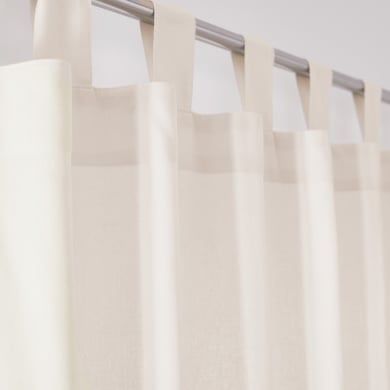Zasłony firanki bawełniane Ikea Lenda grube