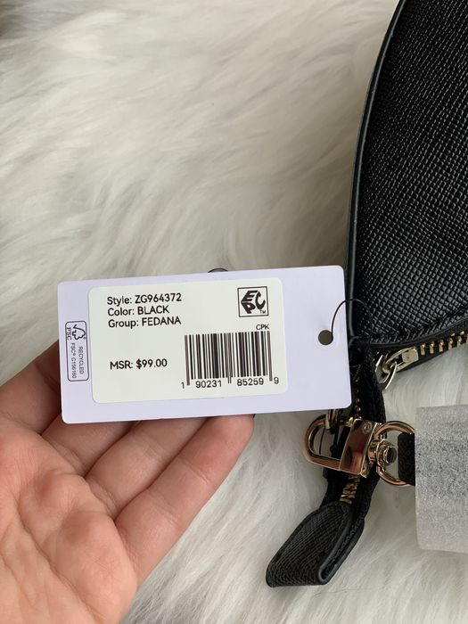 Жіноча сумка guess fedana чорна