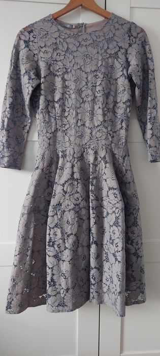 Sukienka Mirabella Manifiq&Co szara koronka M 38