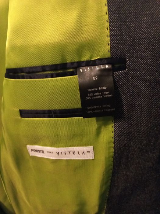 Garnitur Vistula i Prosto nowy marynarka i spodnie