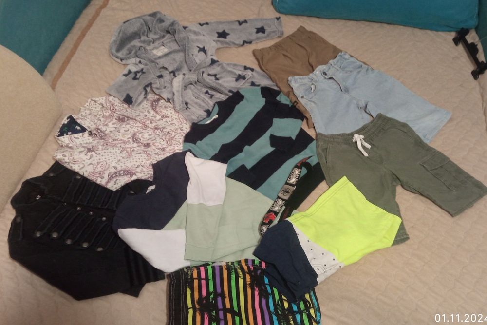 Пакет 11 фирменных вещей на мальчика 6-8 лет