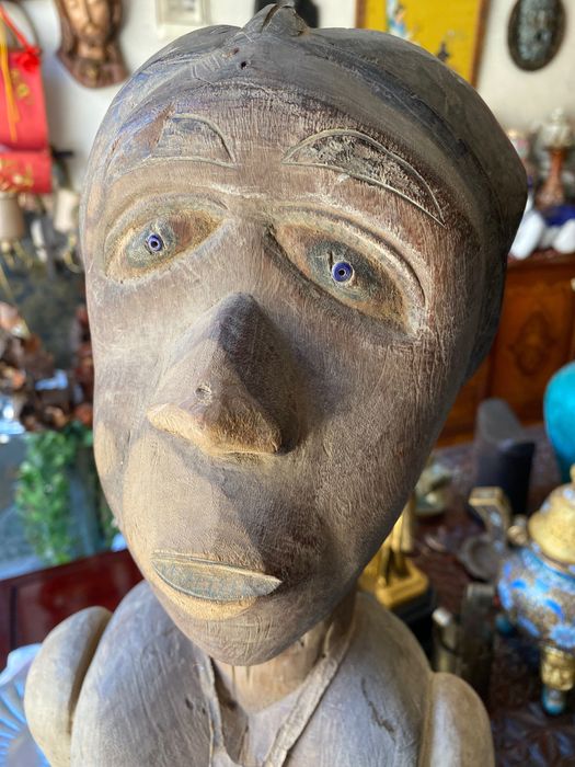 Escultura tribal Centenária Mossi 127 cm Burkina Faso