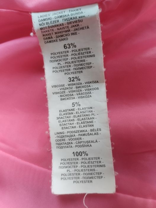 Reserved różowa marynarka żakiet r. 36/38