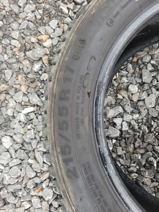 Opony zimowe 215/55/17 2024r
