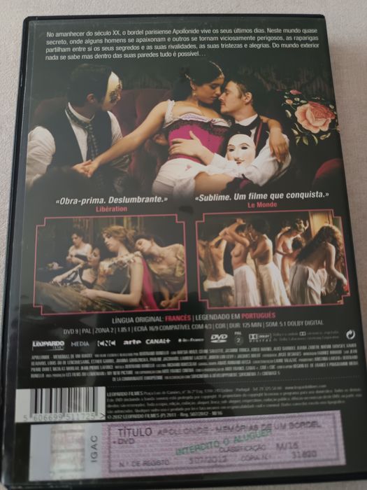 DVD apollonide memórias de um bordel
