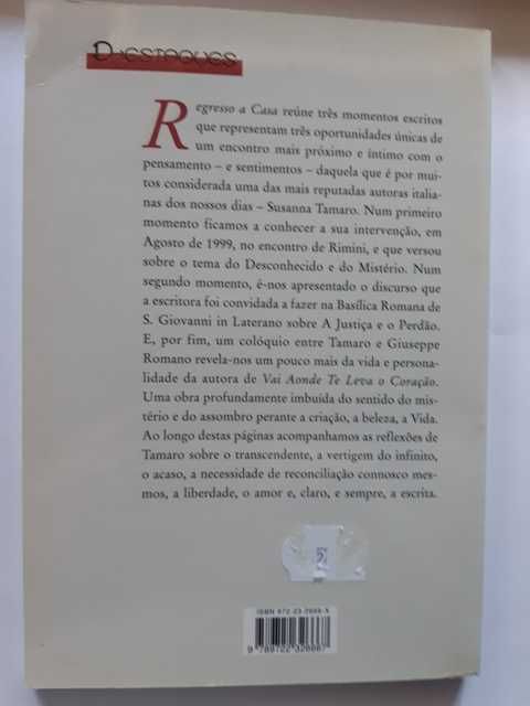 Livro "Regresso a Casa", Susanna Tamaro