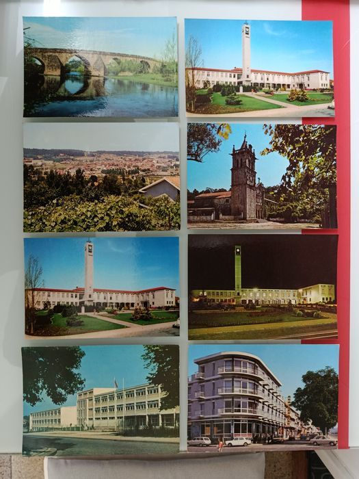 POSTAIS: Fátima/Batalha/Óbidos/Bragança/T. Novas/C. Branco e Famalicão